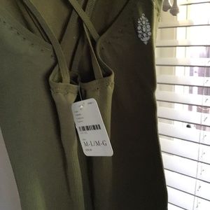 Free People, M-L, Green/Vert,